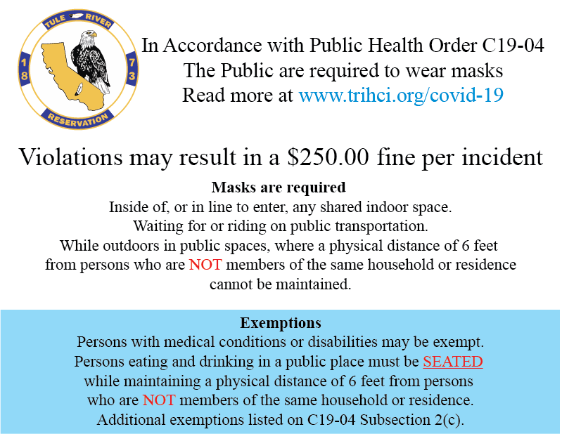 Public Health Order C19-04 Notice