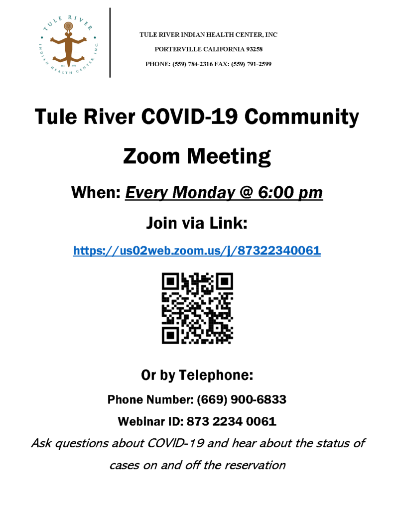 COVID webinar flyer